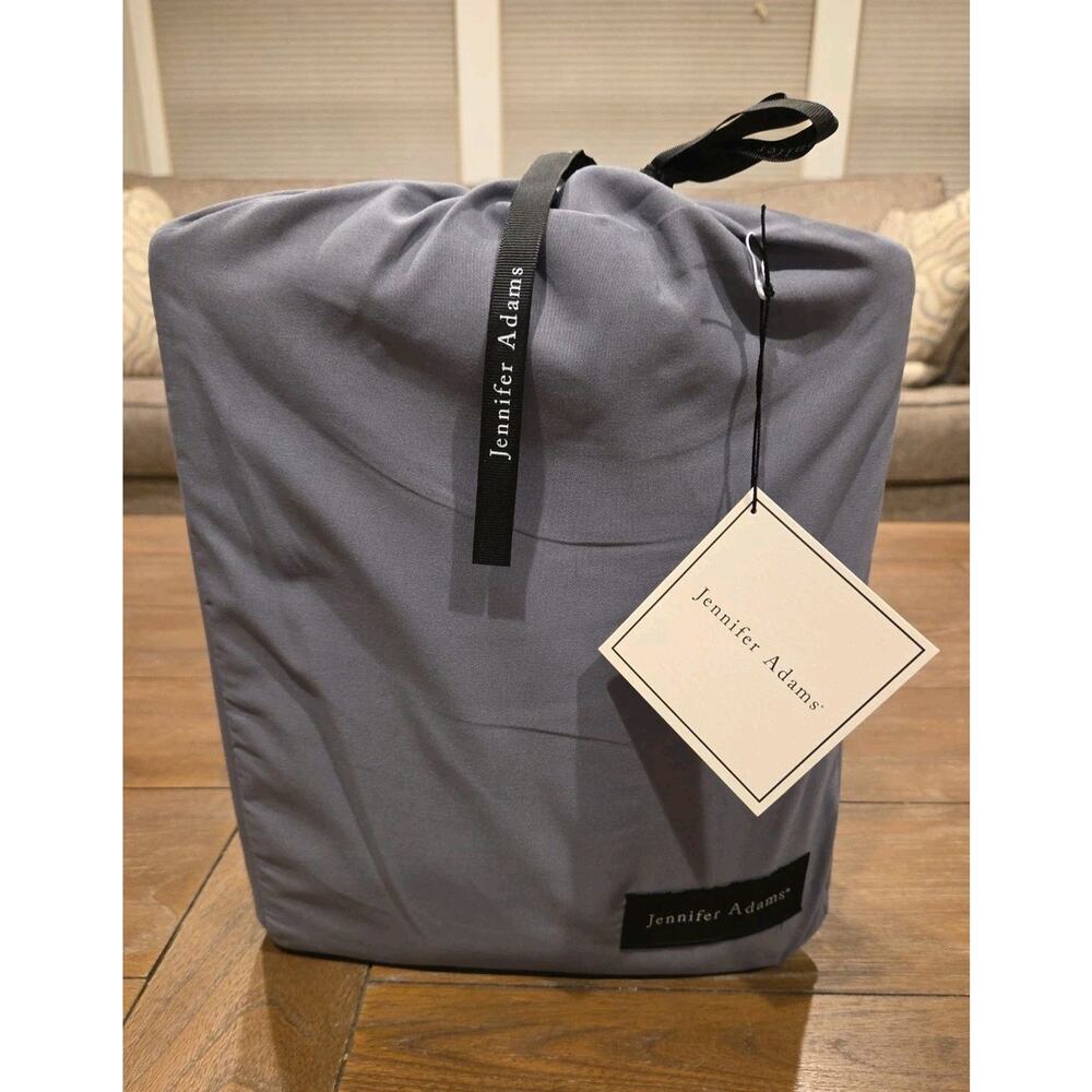 JENNIFER ADAM'S ETERNAL COLLECTION 4 PIECE QUEEN SHEET SET COLOR GRAY